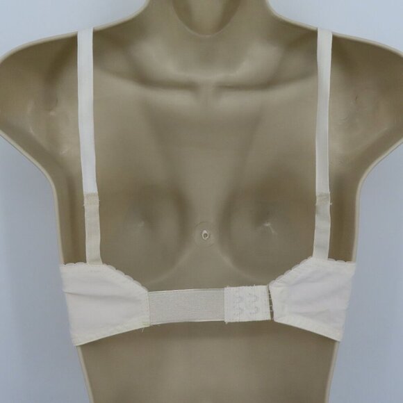 VTG Formfit Rogers Inflation 32B White Padded Cone Bullet Pointy Rockabilly Bra - Picture 5 of 13